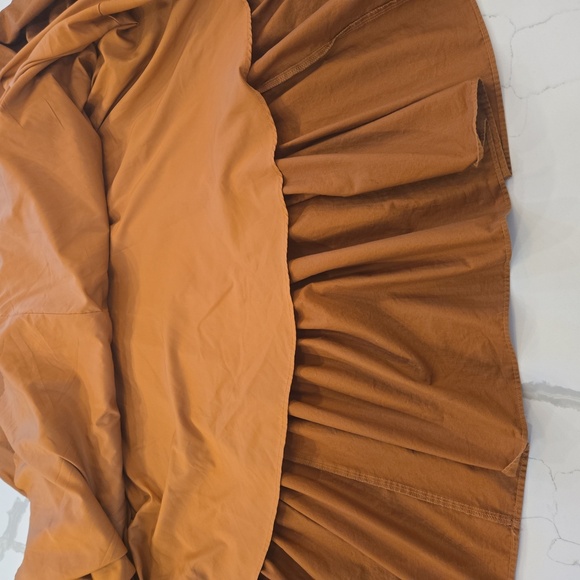 Anthropologie × Hutch Black Motif Bow Tie Strapless Ruffled Maxi Dress Size 16 - Picture 13 of 16